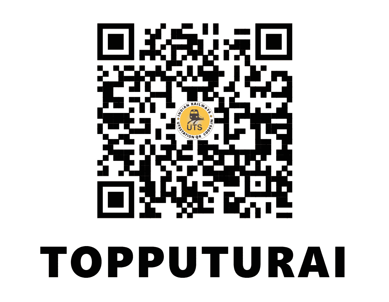 UTS QR Code for TOPPUTURAI - TOY (SR - TAMIL NADU)